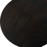 Aperture Black/Brass Accent Table