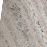 Stour Brown/White Marble Accent Table