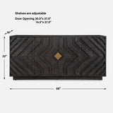Faulkner Woodtone 4 Door Cabinet