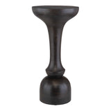 Gambit Black Hourglass Accent Table