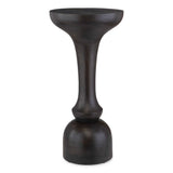 Gambit Black Hourglass Accent Table