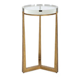 Midas Antique Gold Accent Table