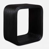 Compton Black Rattan Side Table