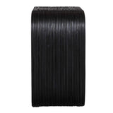 Compton Black Rattan Side Table