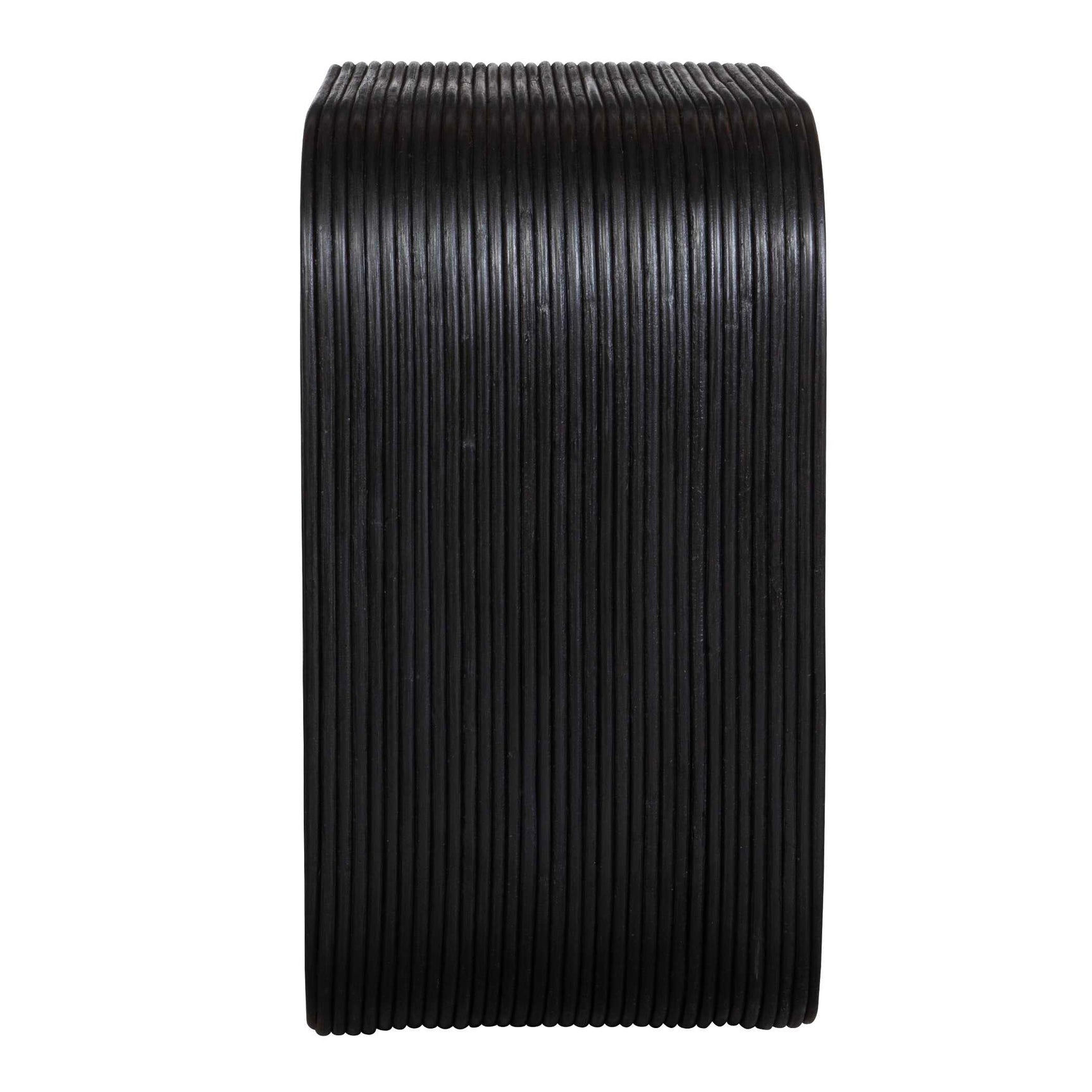Compton Black Rattan Side Table