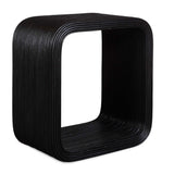 Compton Black Rattan Side Table