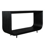 Compton Black/Woodtone Console Table