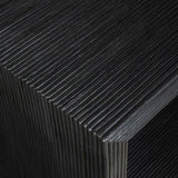 Compton Black/Woodtone Console Table
