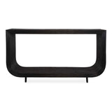 Compton Black/Woodtone Console Table