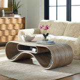 Montrose Woodtone Rattan Coffee Table