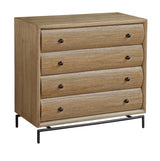 Millard Woodtone Curved 4 Drawer Chest