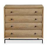 Millard Woodtone Curved 4 Drawer Chest