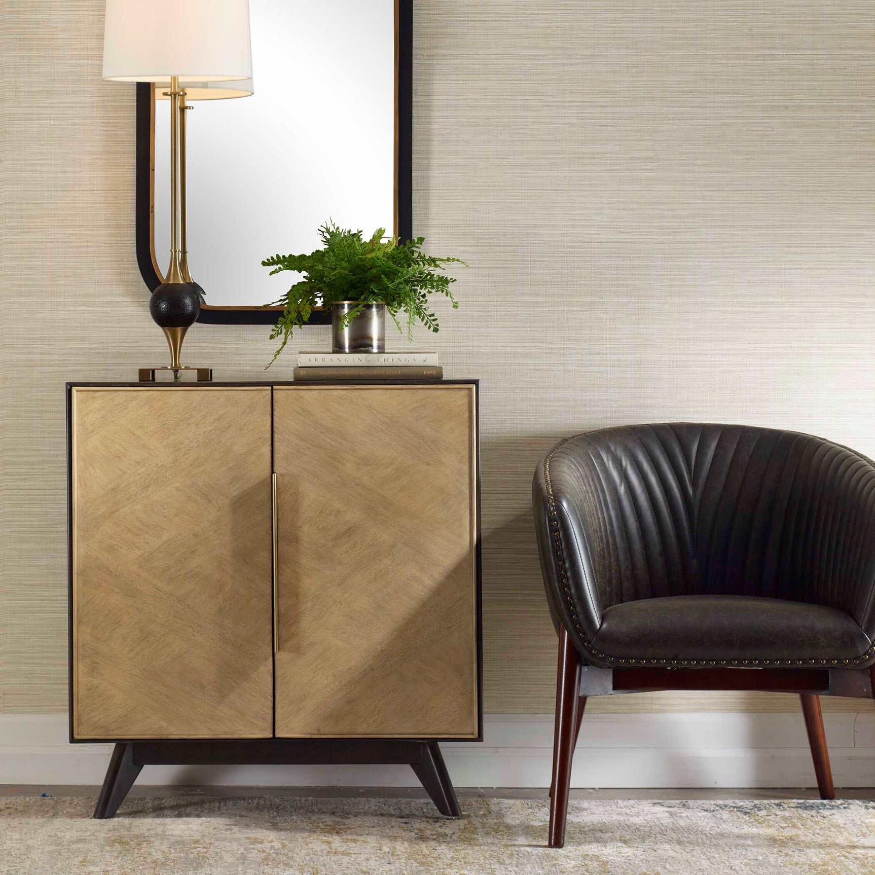 Reina Woodtone Modern 2 Door Cabinet