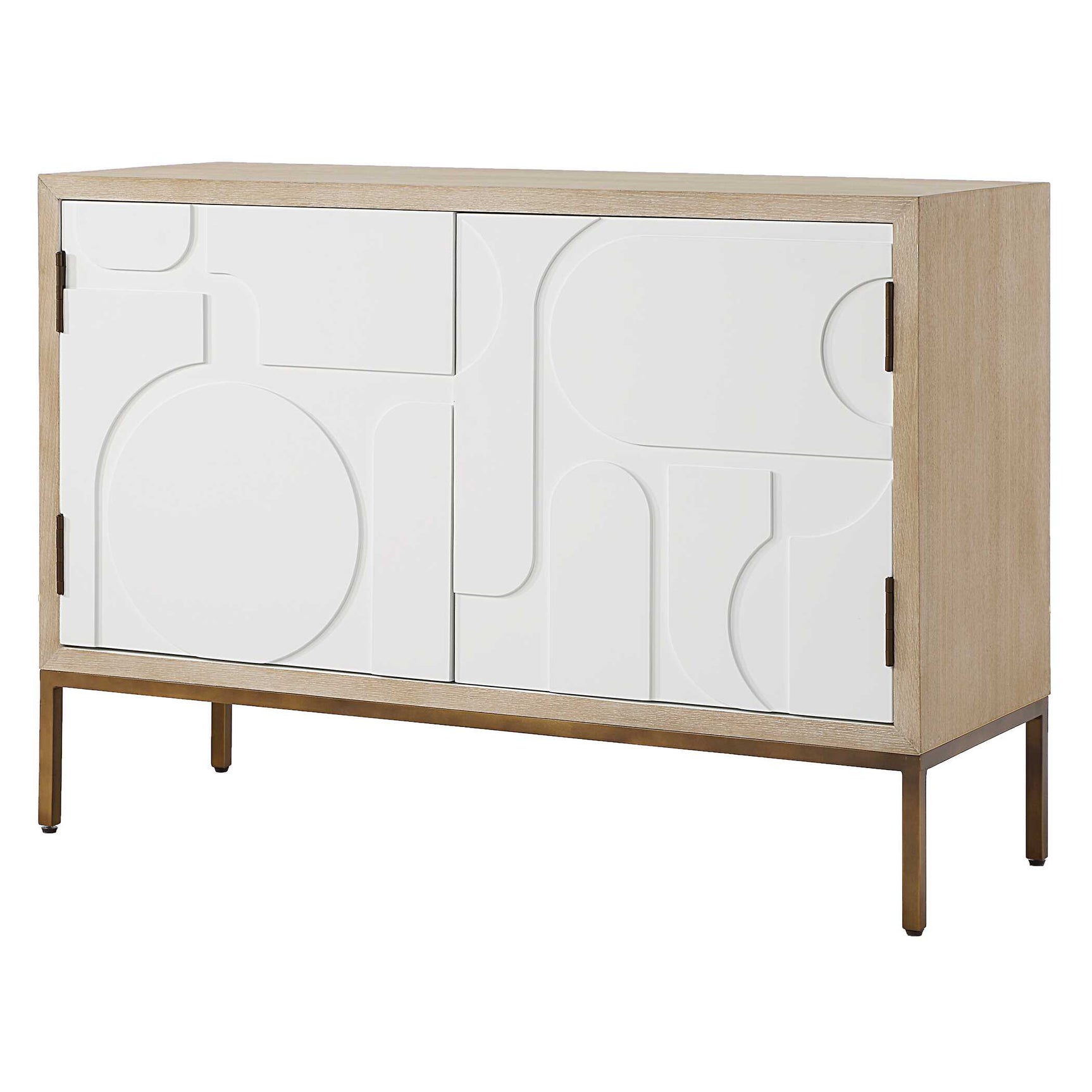 Weimar White 2 Door Cabinet