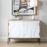 Weimar White 2 Door Cabinet