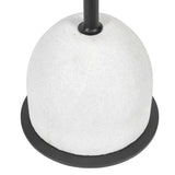 Morro White Marble Side Table