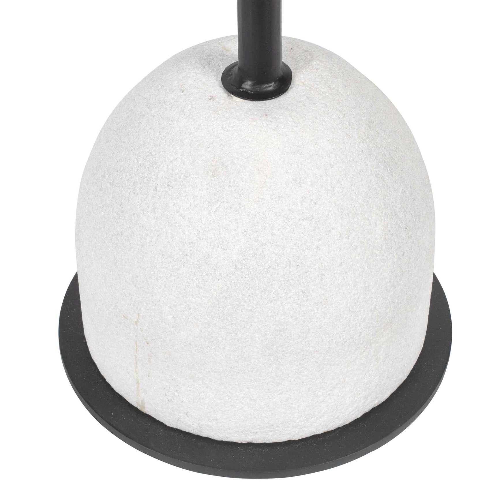 Morro White Marble Side Table
