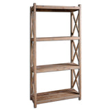 Stratford Woodtone Reclaimed Wood Etagere