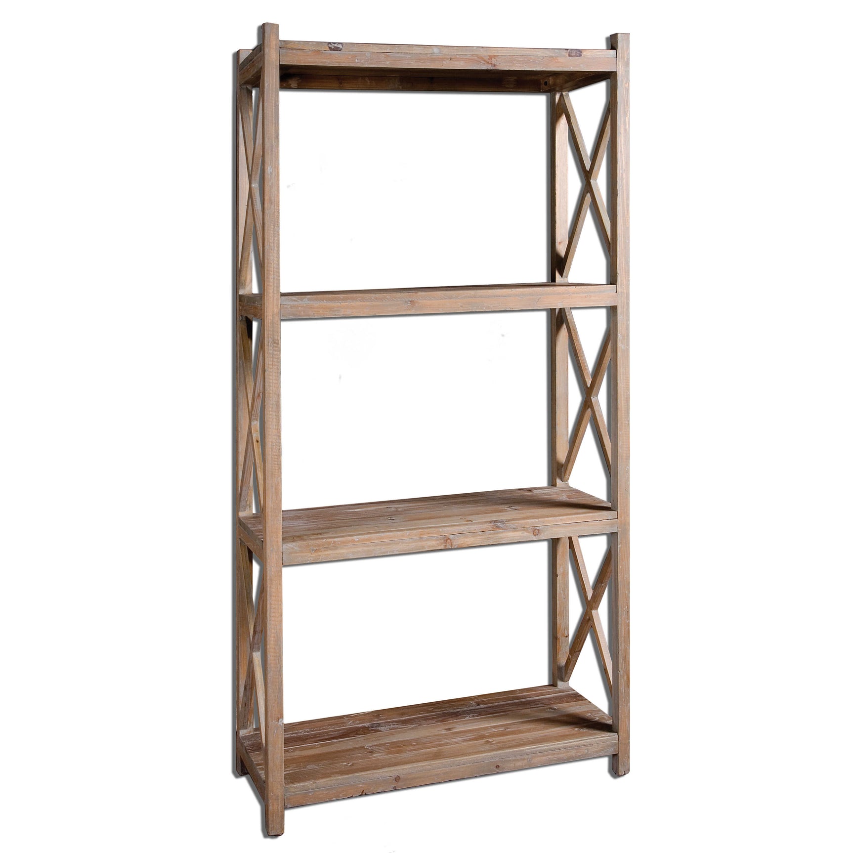 Stratford Woodtone Reclaimed Wood Etagere