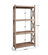 Stratford Woodtone Reclaimed Wood Etagere