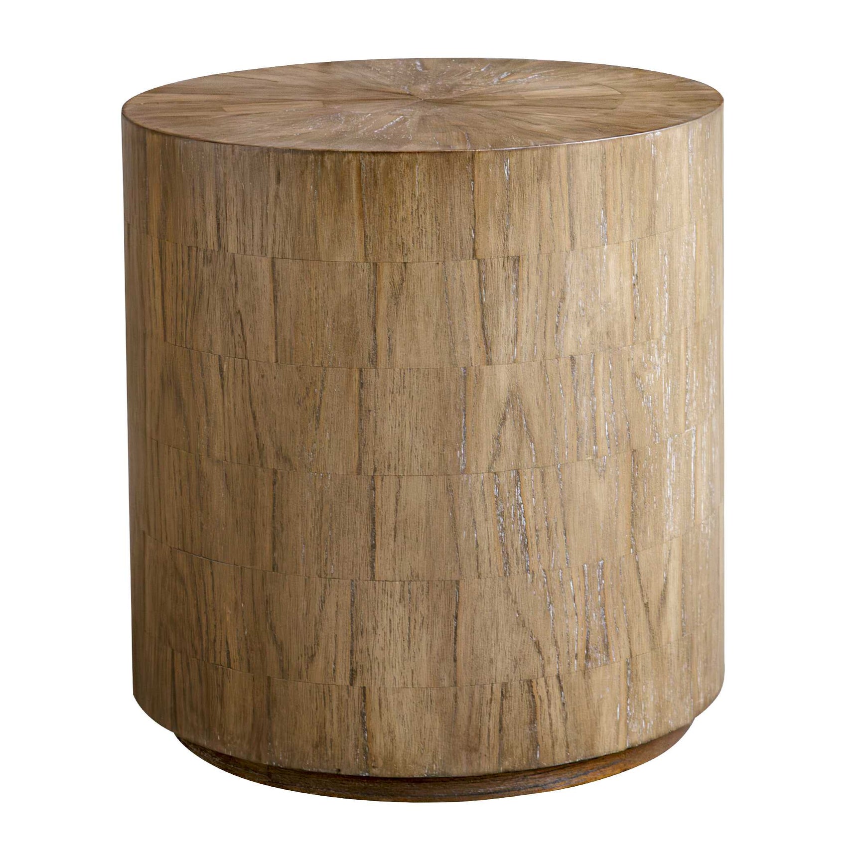 Nevis Woodtone Cylinder Side Table