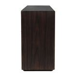 Stevenson Ebony Wood 4 Door Cabinet
