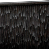Stevenson Ebony Wood 4 Door Cabinet
