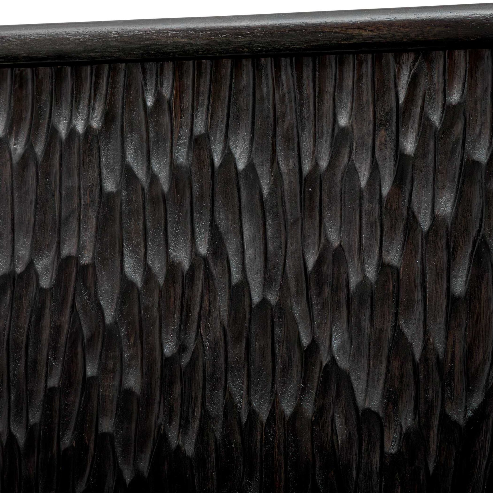 Stevenson Ebony Wood 4 Door Cabinet