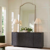 Stevenson Ebony Wood 4 Door Cabinet