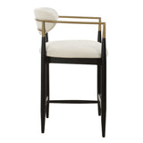 Moxie White Counter Stool