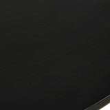 Hersch Black Round Dining Table
