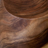Lomas Woodtone Solid Wood Accent Stool