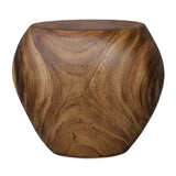 Lomas Woodtone Solid Wood Accent Stool