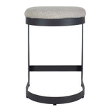 Maude Brown/Gray Outdoor Counter Stool