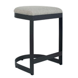 Maude Brown/Gray Outdoor Counter Stool