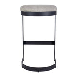 Maude Brown/Gray Outdoor Bar Stool