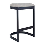 Maude Brown/Gray Outdoor Bar Stool