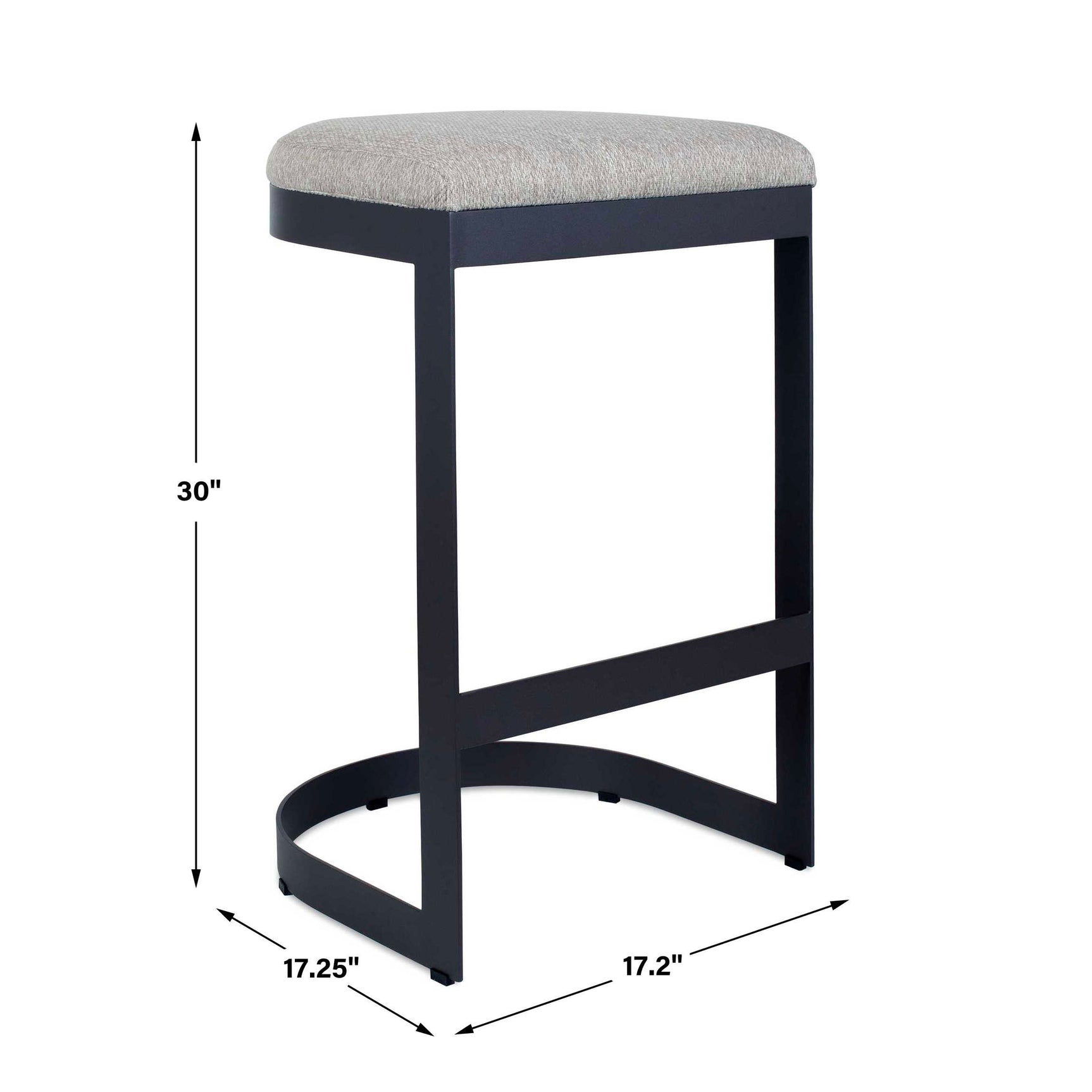 Maude Brown/Gray Outdoor Bar Stool