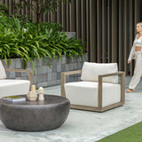 Remsen Gray Outdoor Lounge Chair