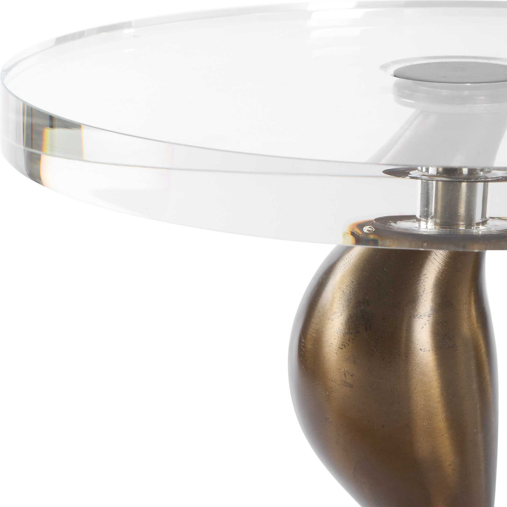 Remolino Bronze Drink Table