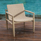 Sumba Gray Wicker Outdoor Lounge Chair