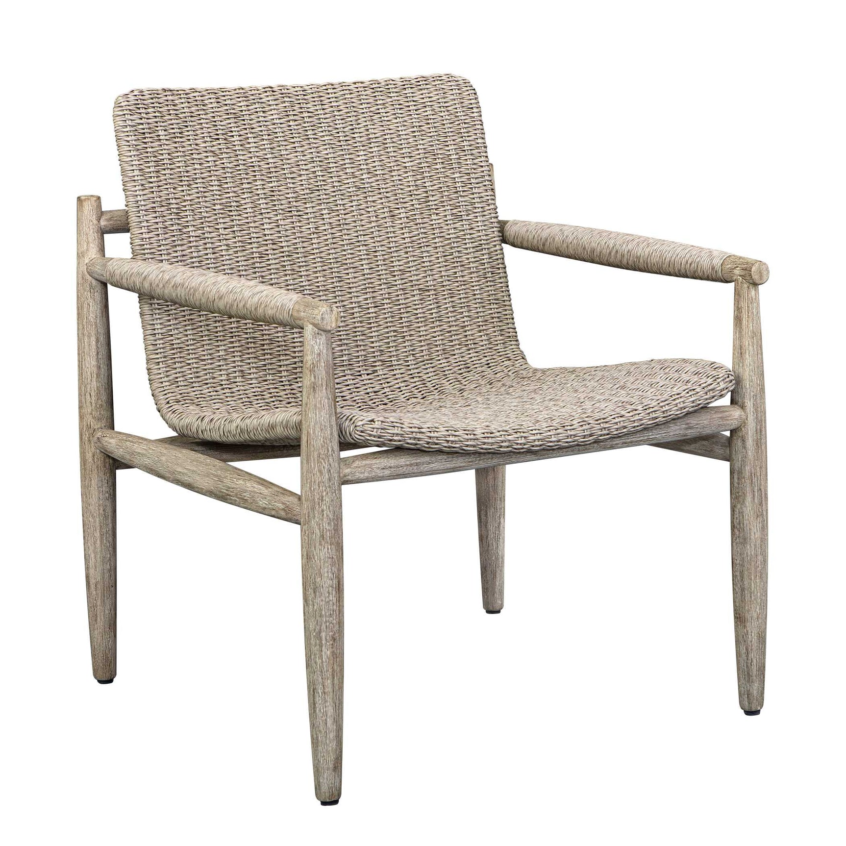 Sumba Gray Wicker Outdoor Lounge Chair