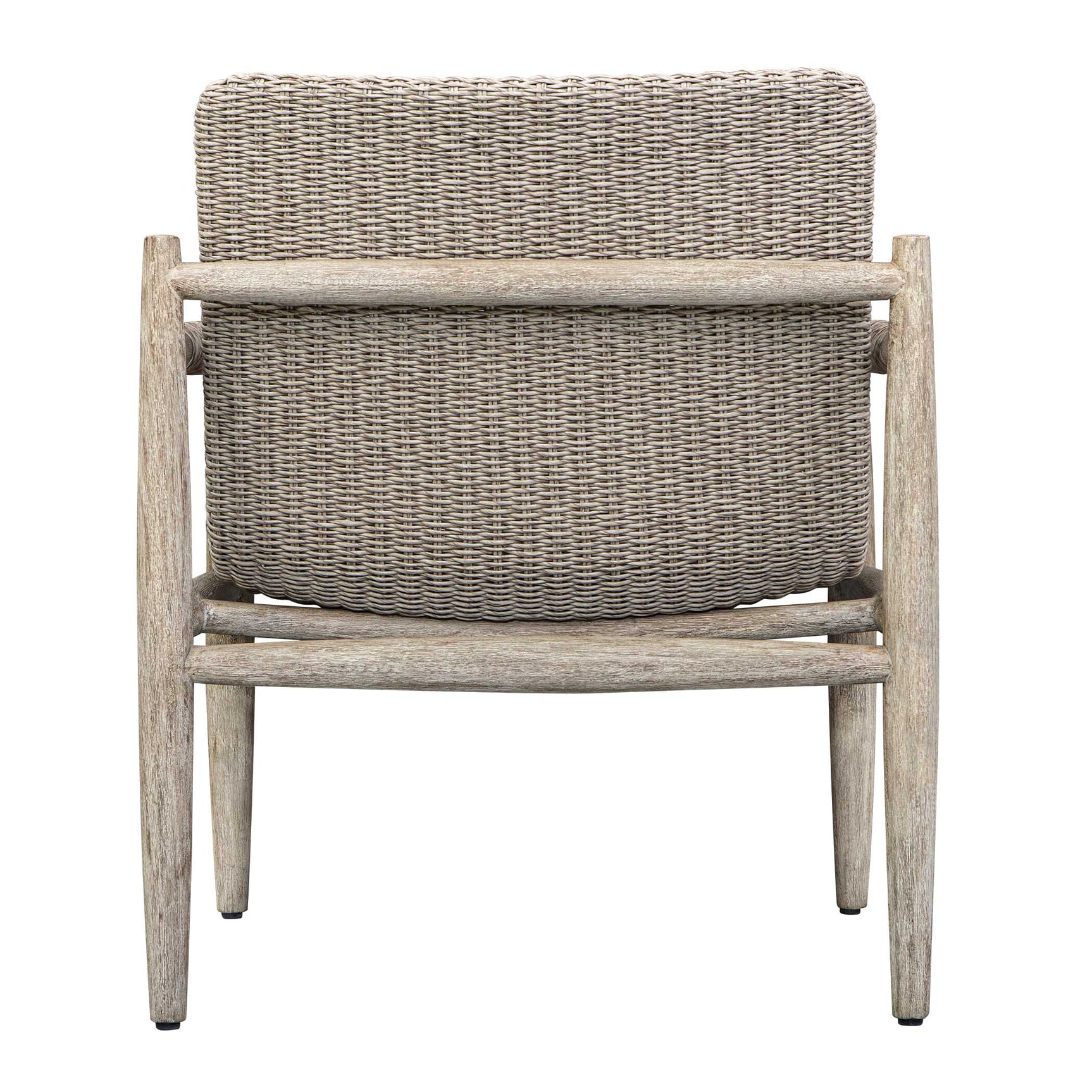 Sumba Gray Wicker Outdoor Lounge Chair