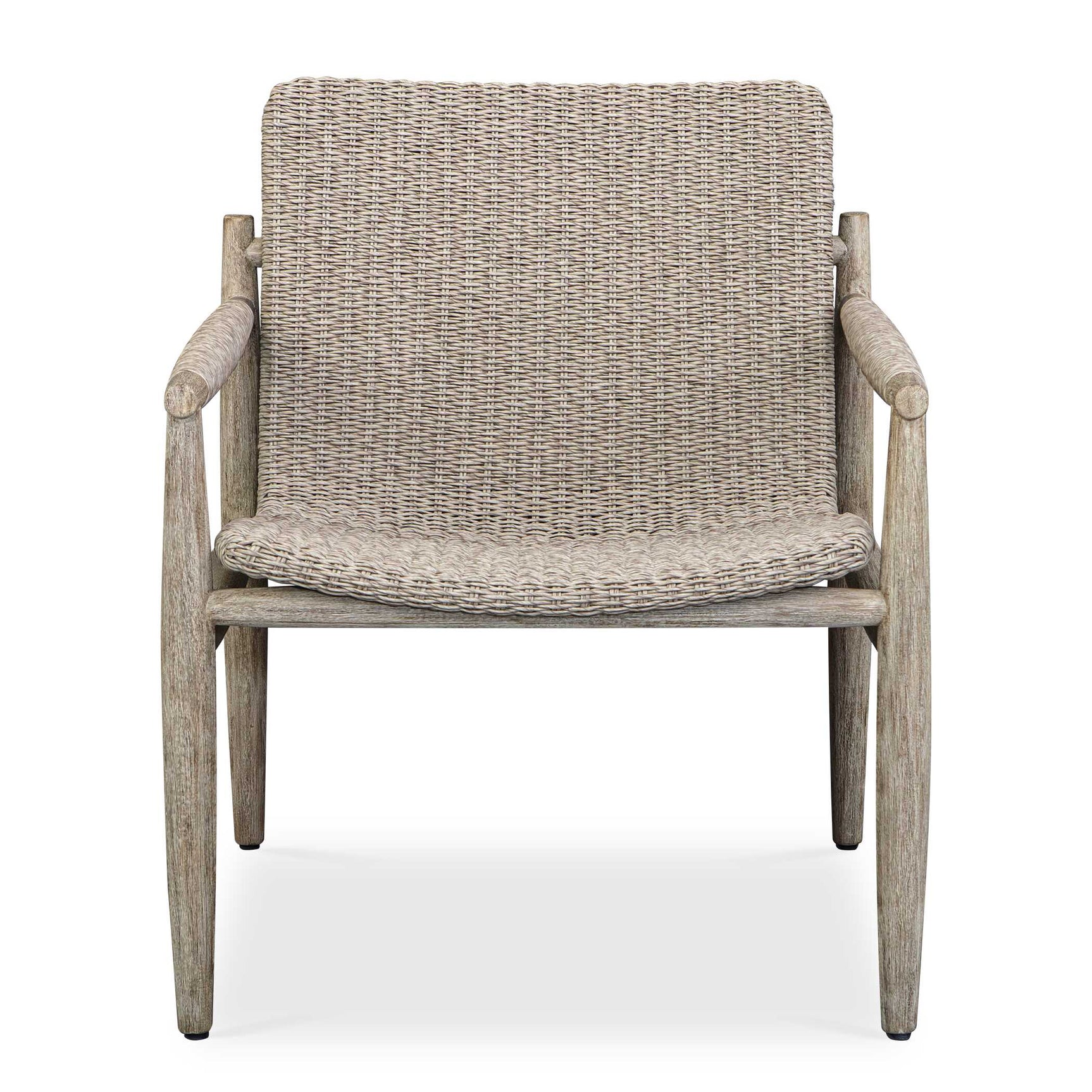 Sumba Gray Wicker Outdoor Lounge Chair