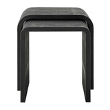 Interpose Black/Gray Nesting Side Table (Set of 2)