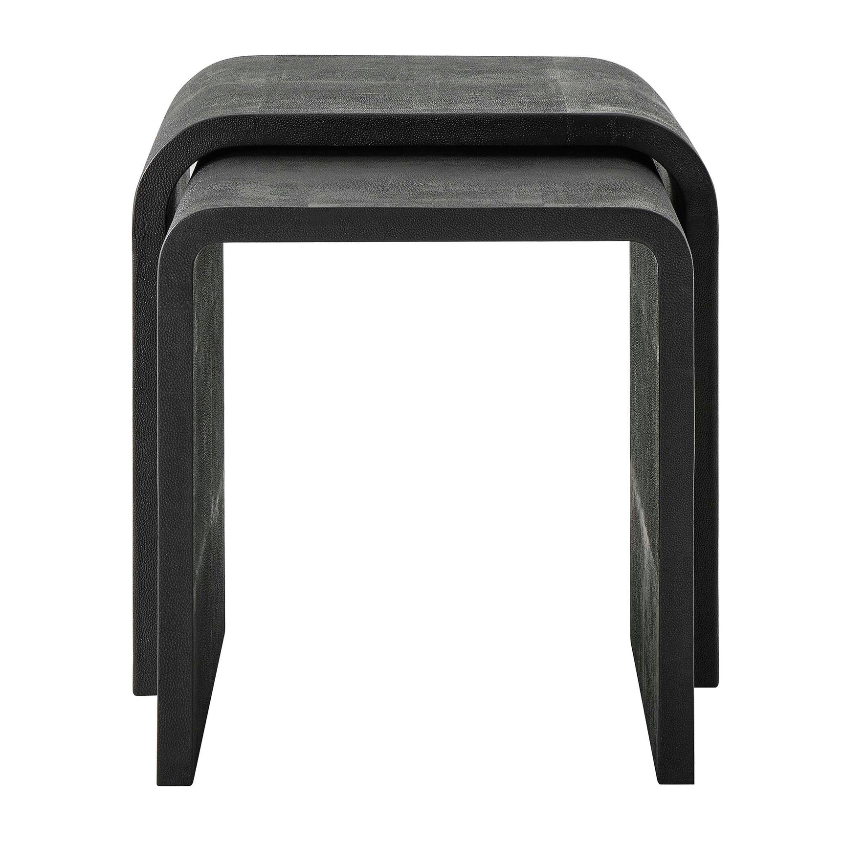 Interpose Black/Gray Nesting Side Table (Set of 2)