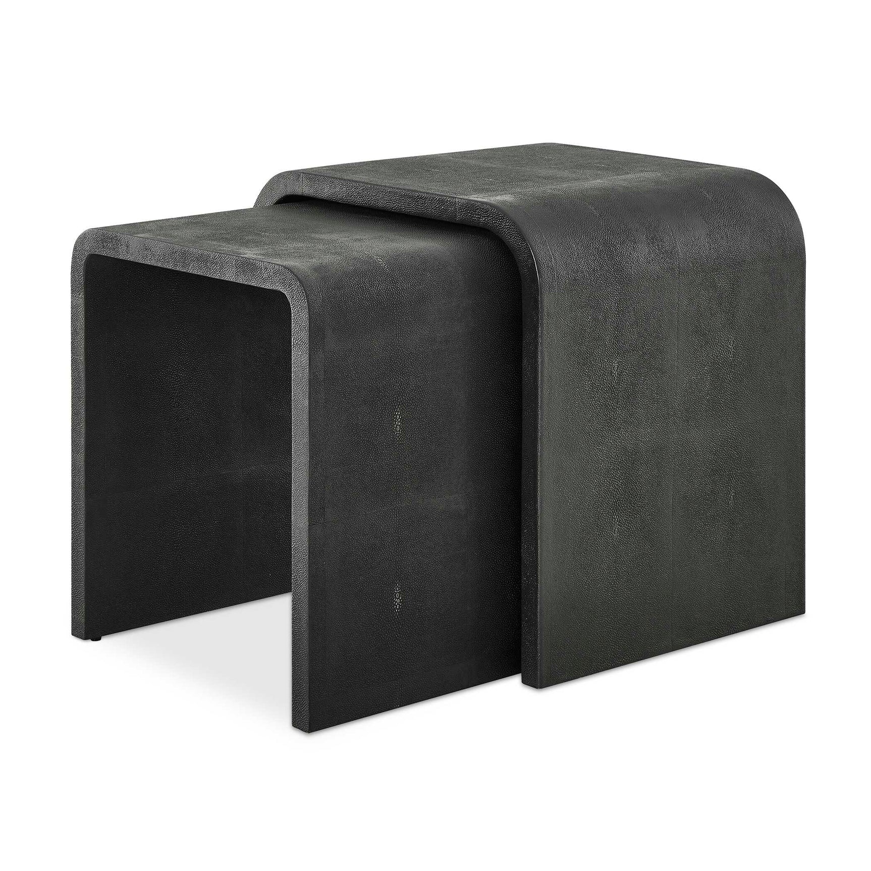 Interpose Black/Gray Nesting Side Table (Set of 2)