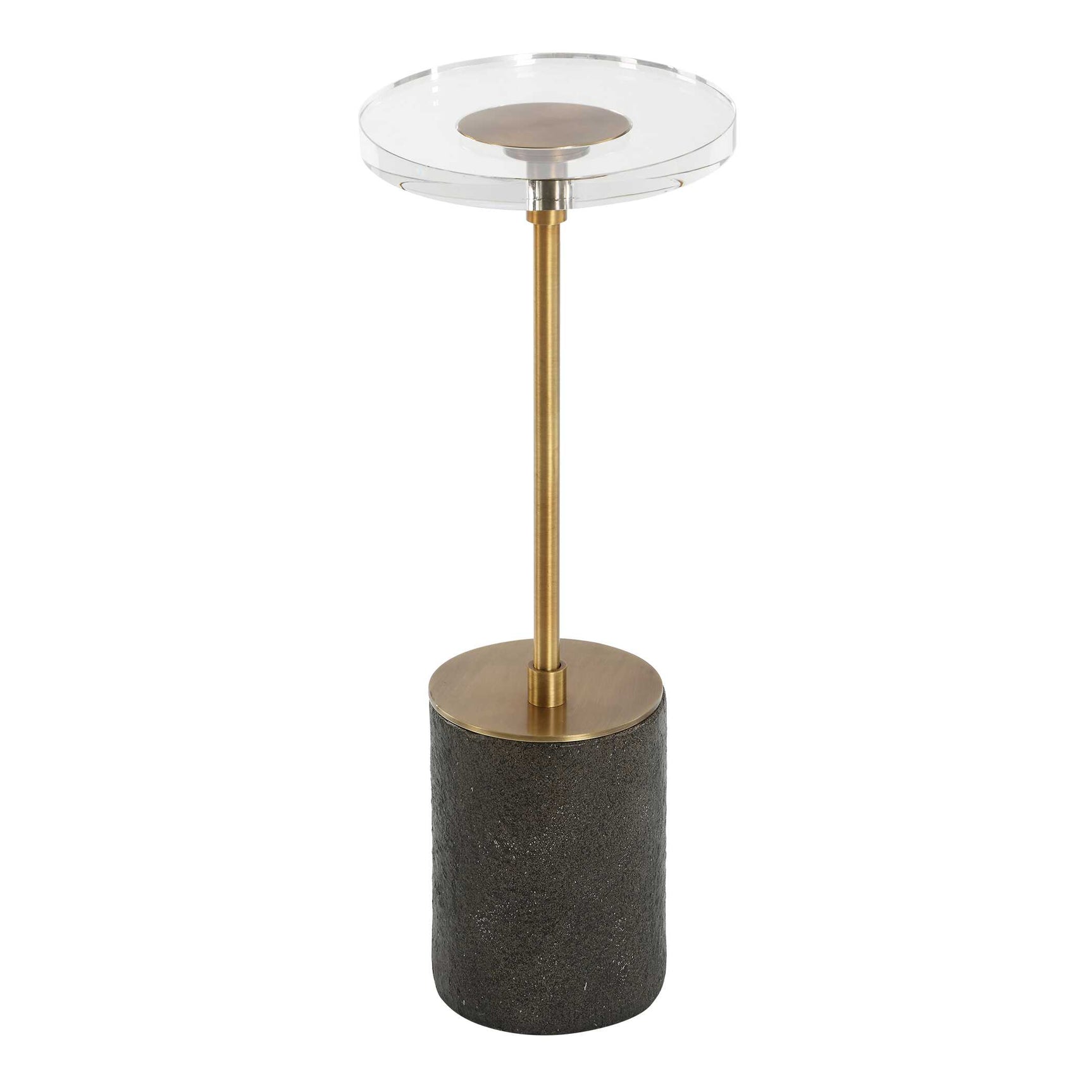 Kaufman Brass Crystal Accent Table