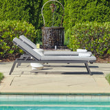 Bea Black Outdoor Pool Chaise