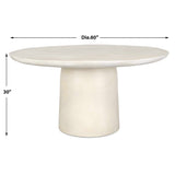 Madrone Warm White Outdoor Dining Table